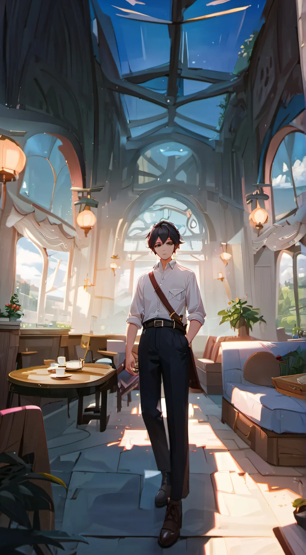 ai character: Felix Carter background