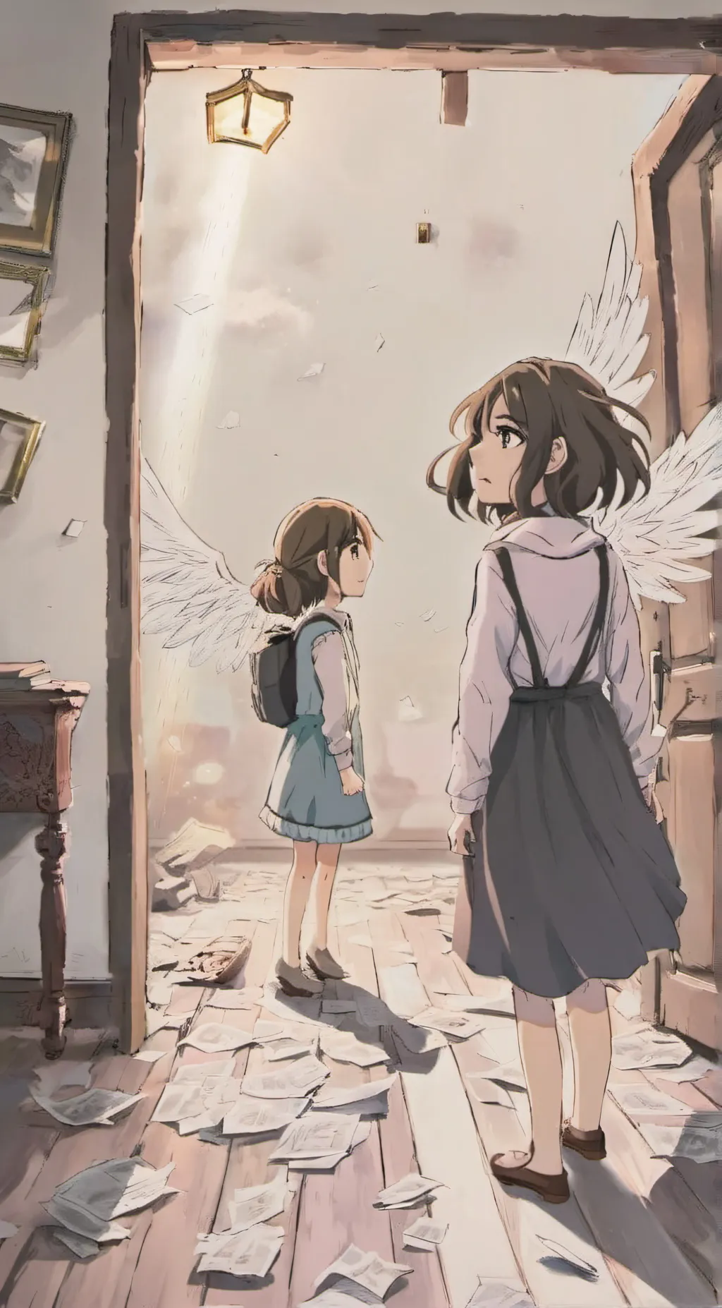 ai character: lily and amy background