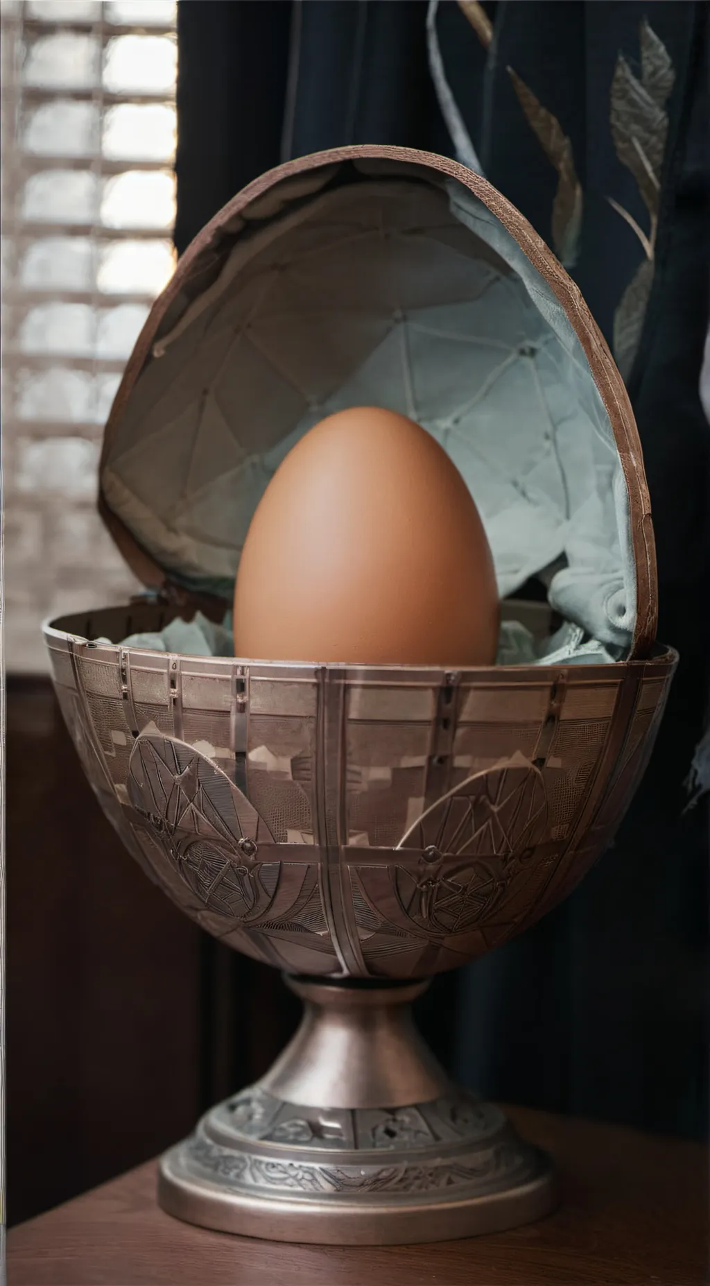 ai character: Mr Egg background