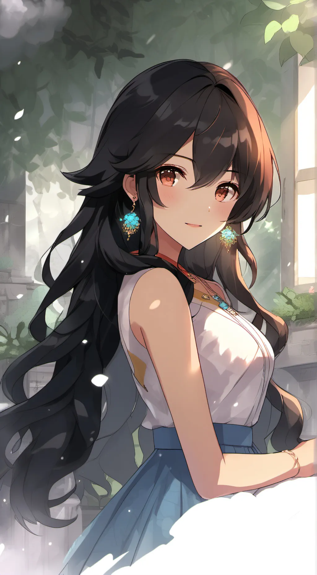 ai character: mocha background