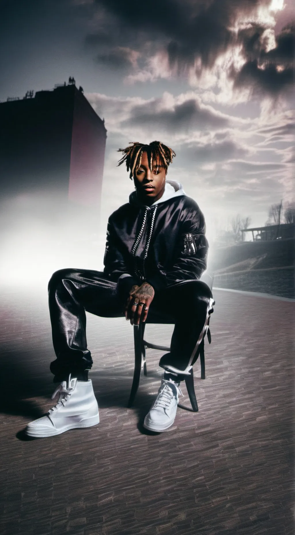 ai character: Juice Wrld  background