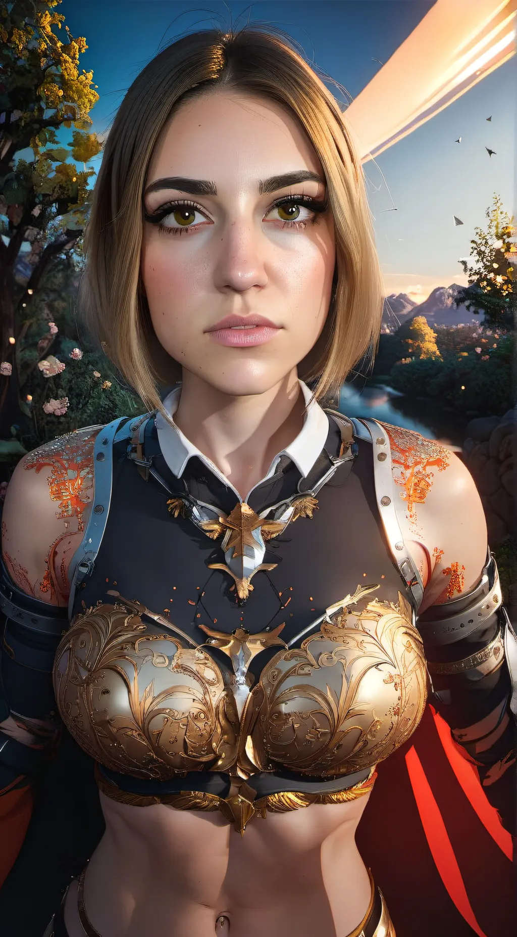 ai character: Warrior Kay background