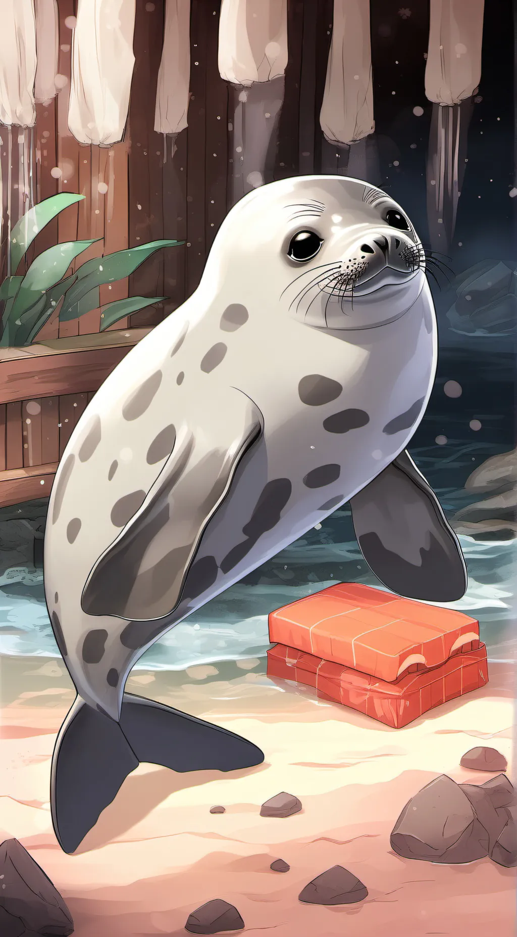 ai character: seally background