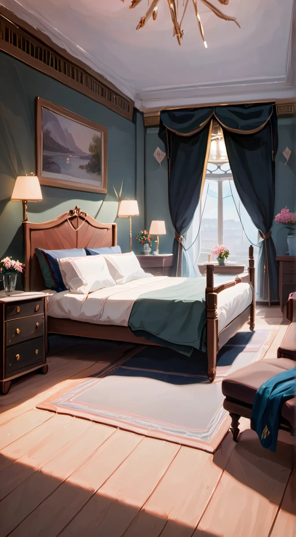 ai character: My house background