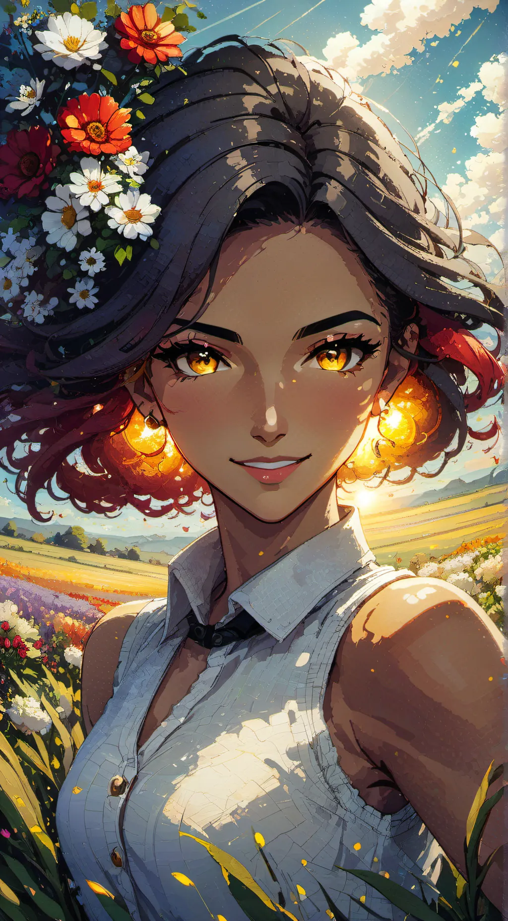 ai character: Saffron  background