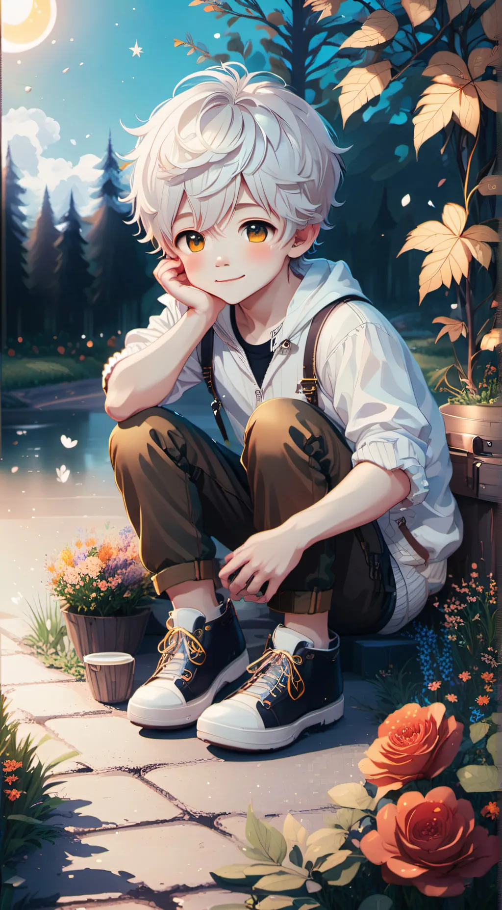 ai character: asher background