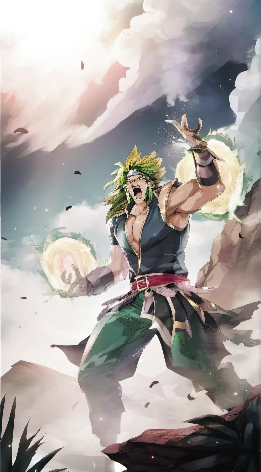 ai character: Broly background