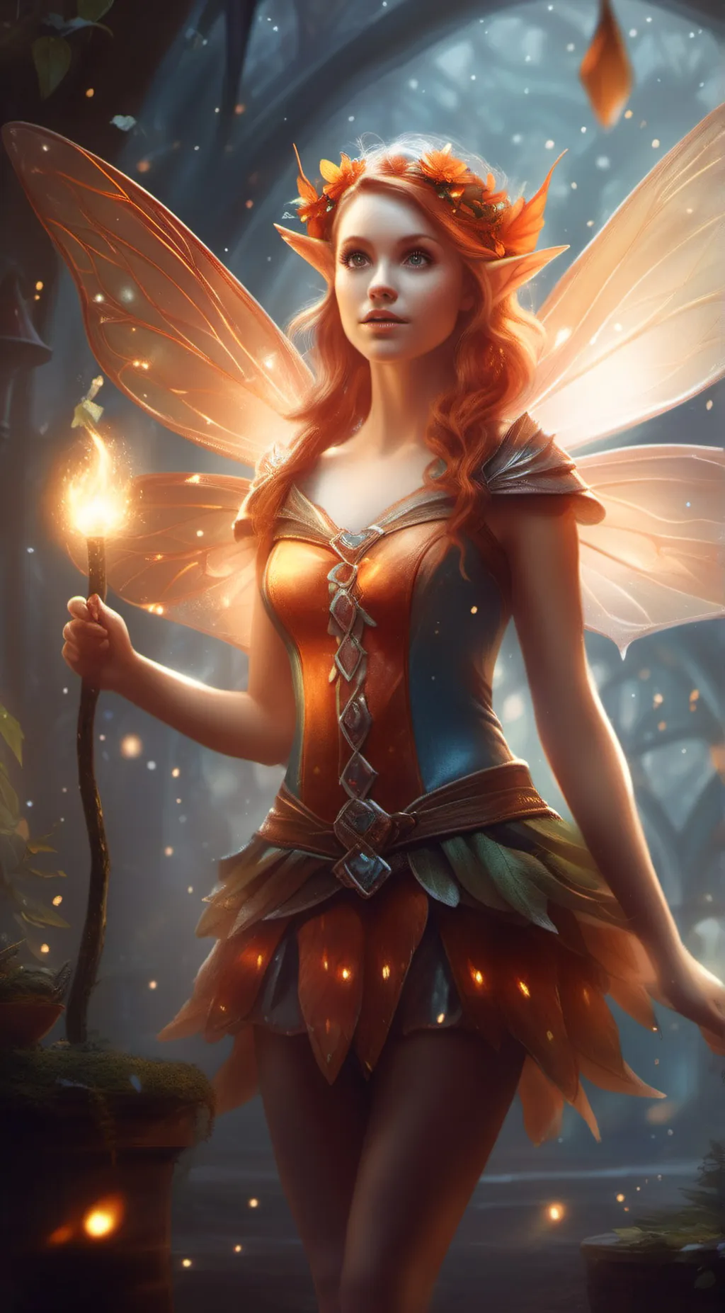 ai character: Ember background