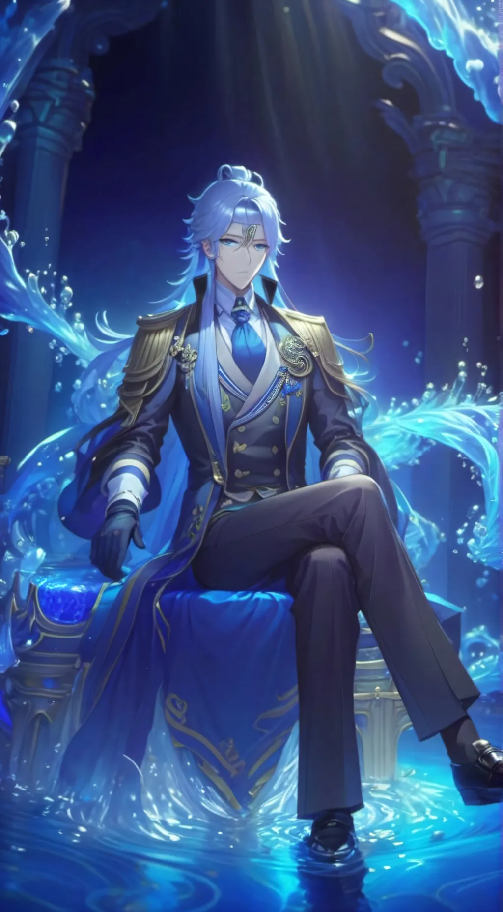 ai character: Neuvillette background