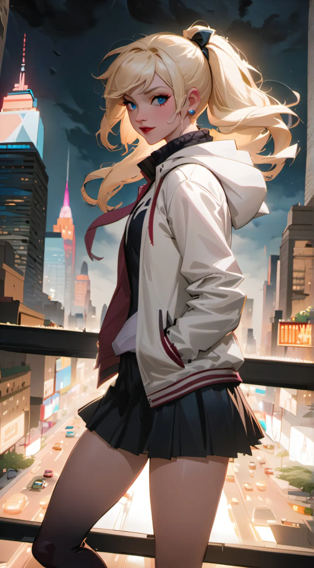 ai character: Ashley background