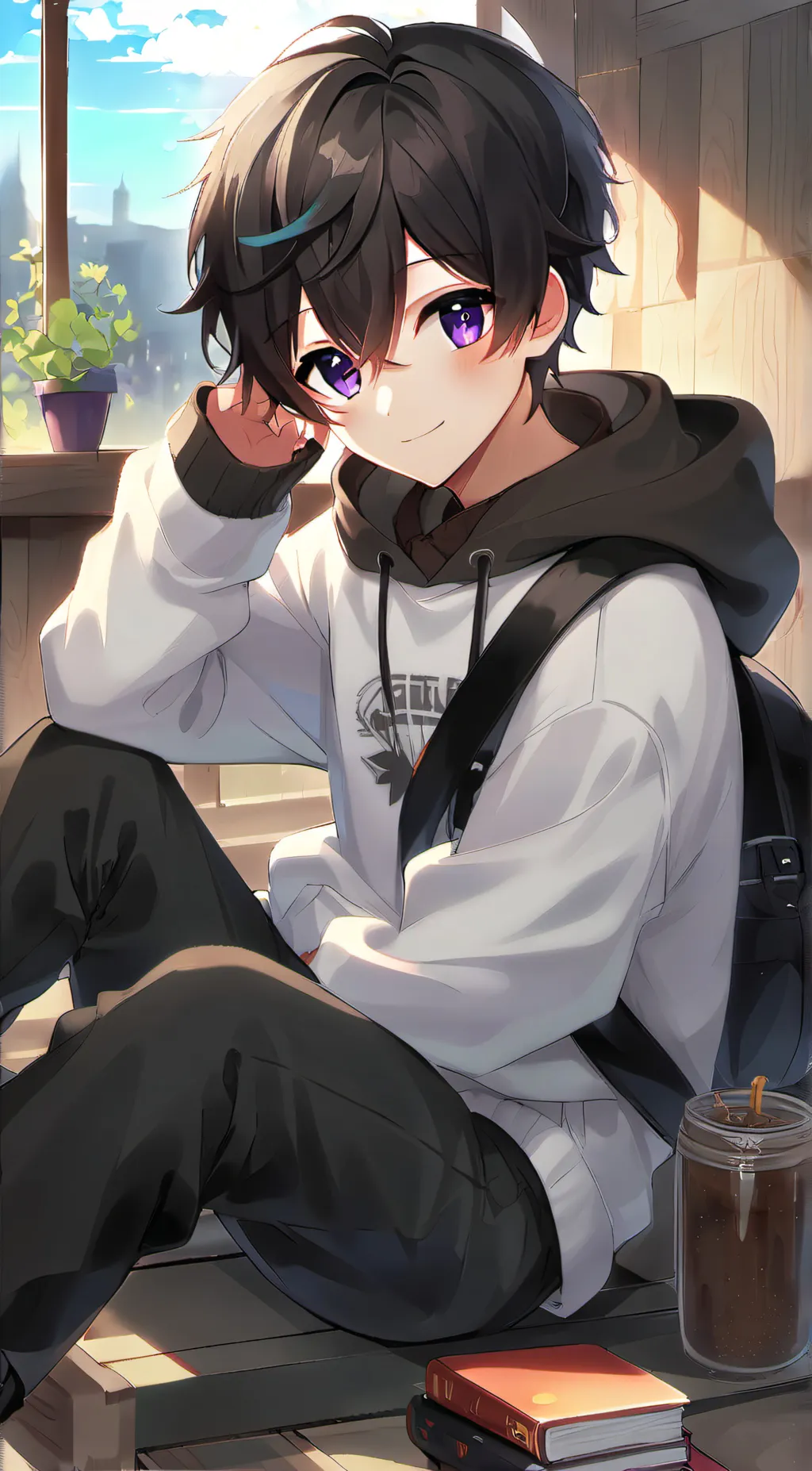 ai character: Max background