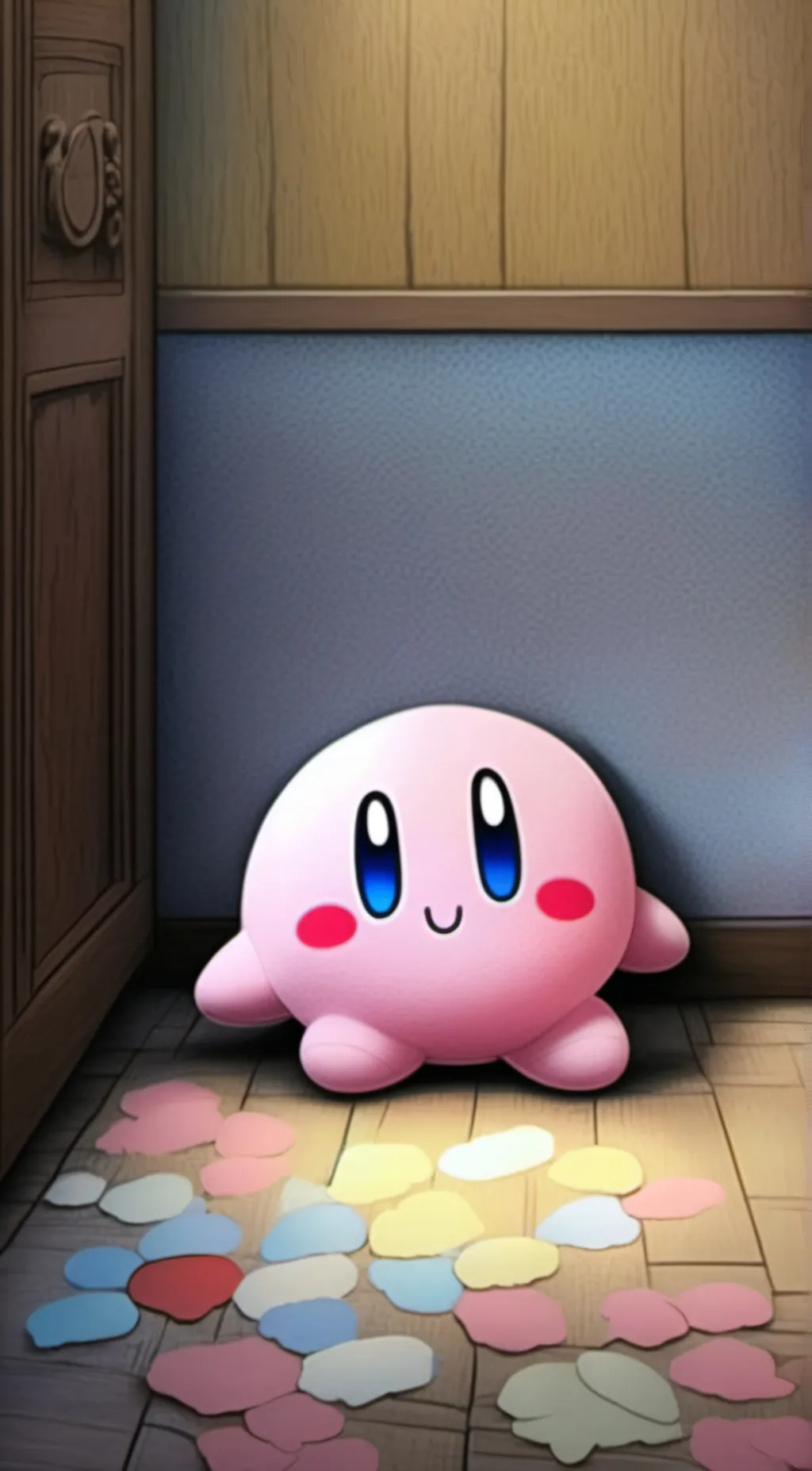 ai character: Kirby background