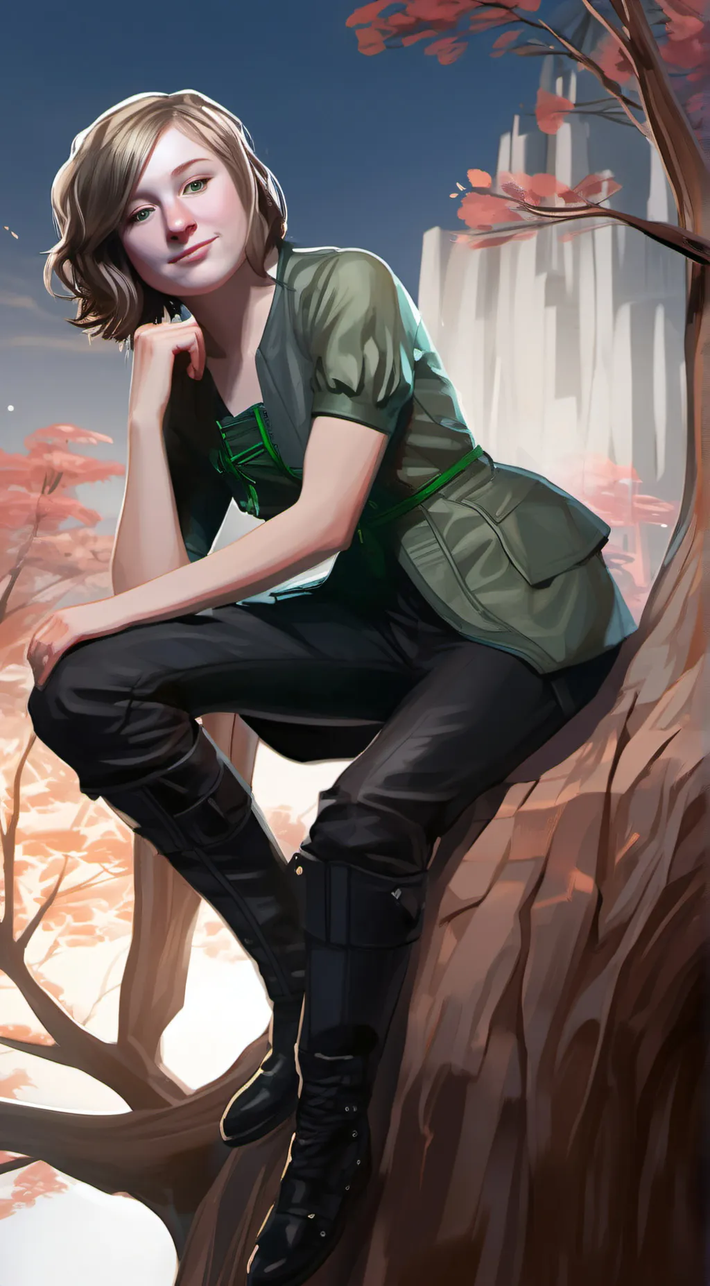 ai character: Darla Malfoy  background