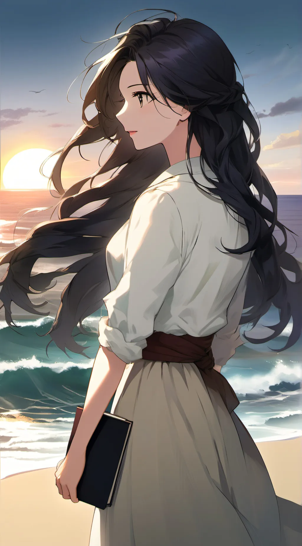 ai character: Aria background