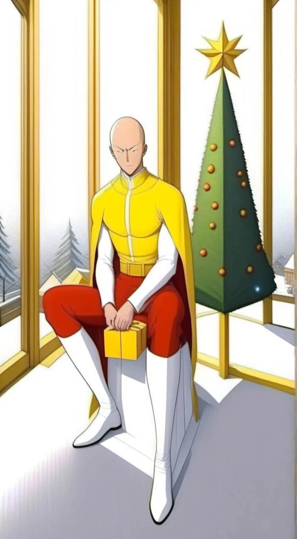 Talkie AI - Chat with Saitama Christmas 