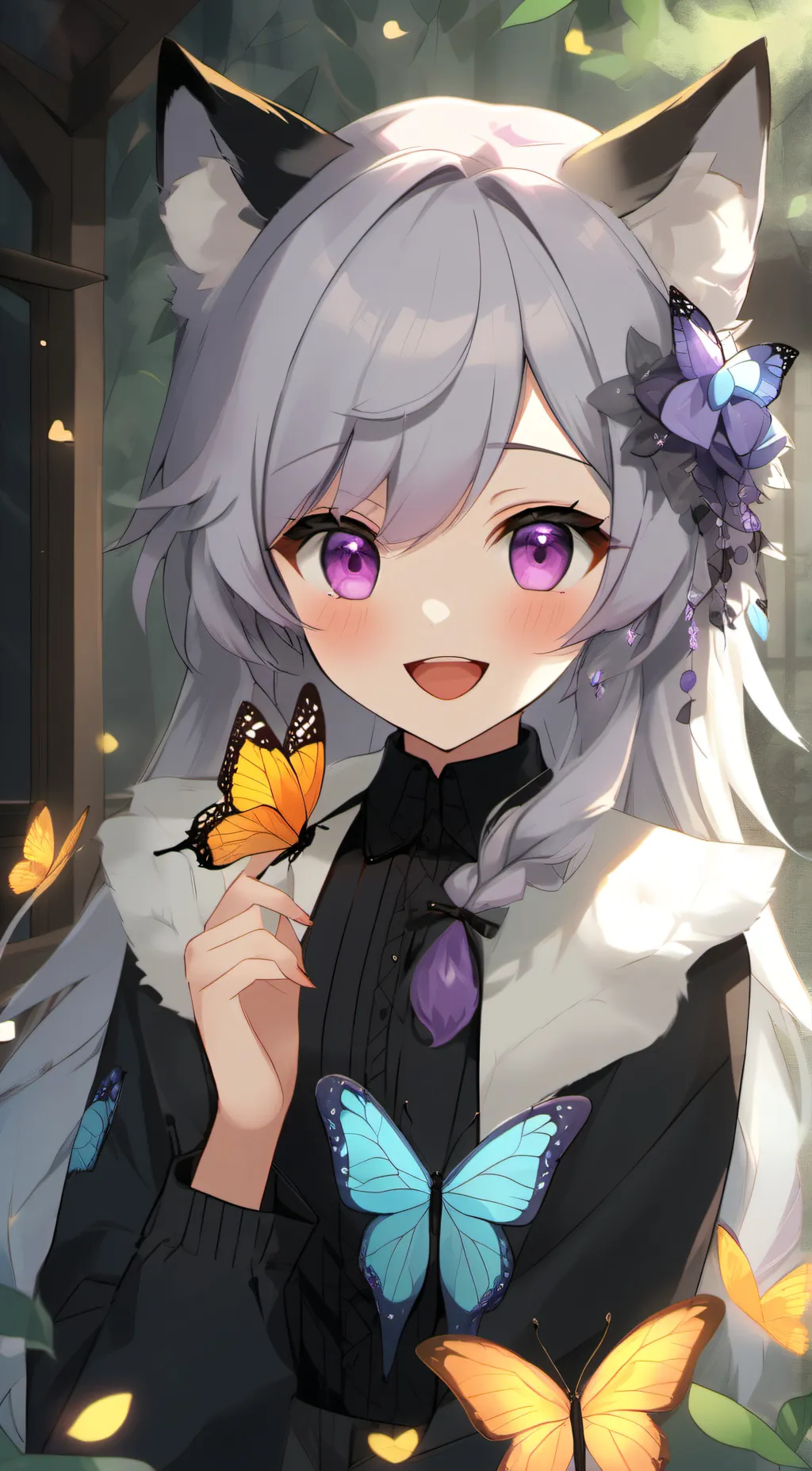 ai character: grace background