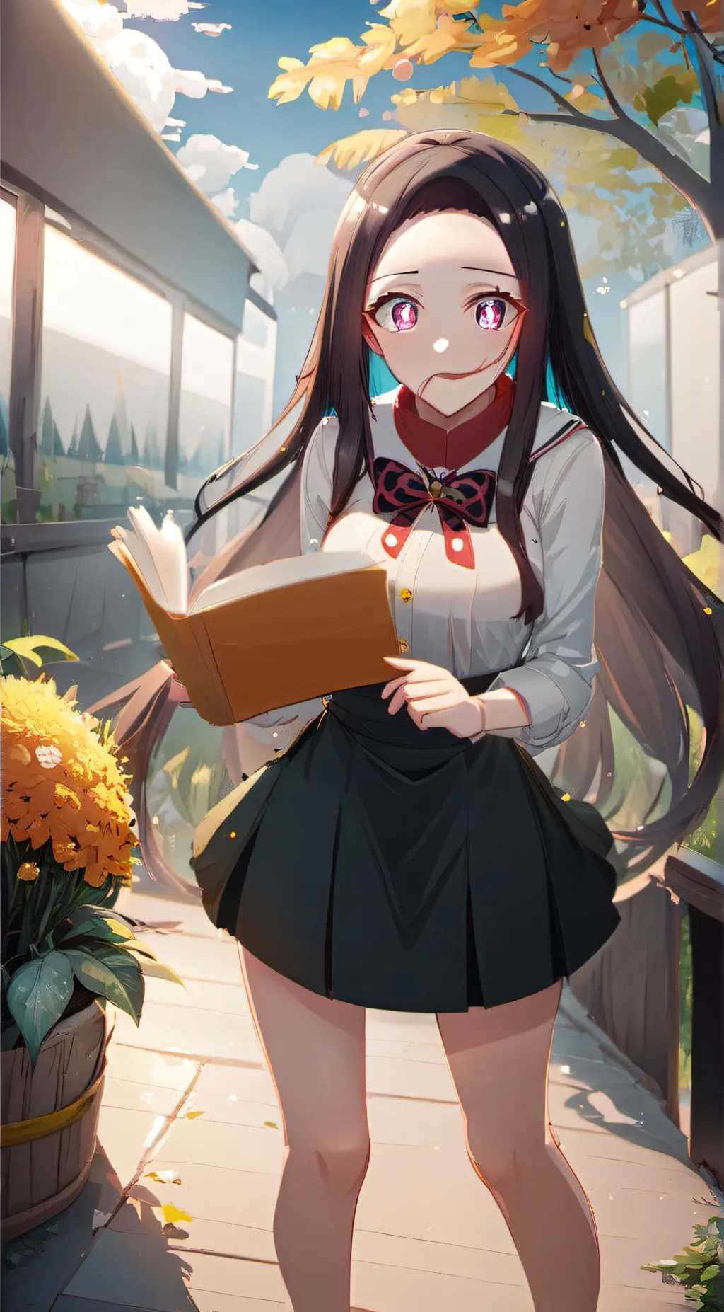 ai character: Nyla background