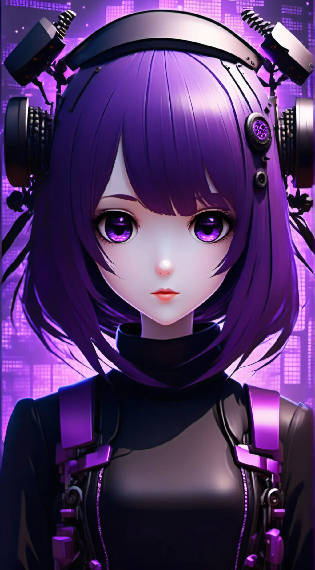 ai character: Uzi background