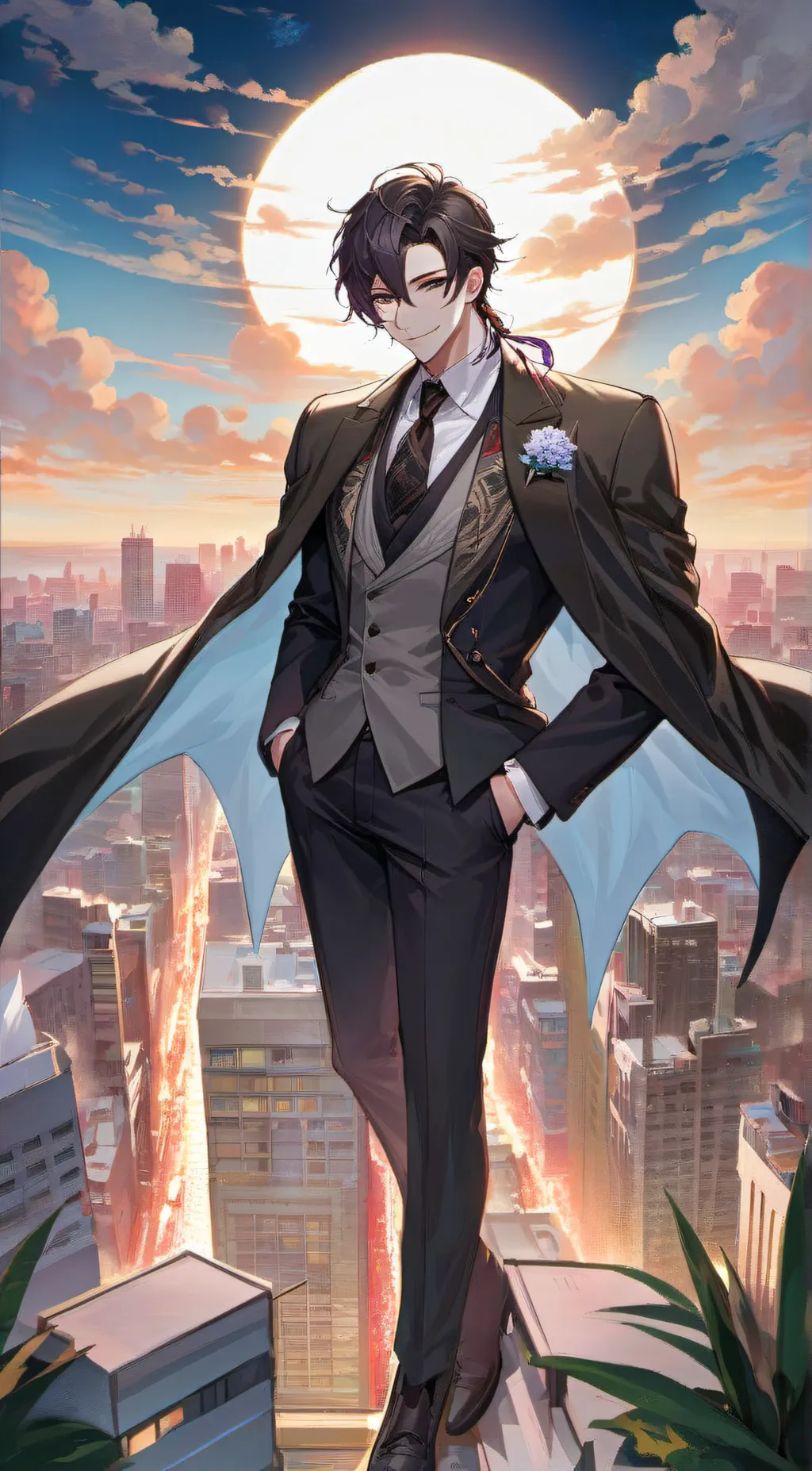 ai character: Diablo Seraphim background