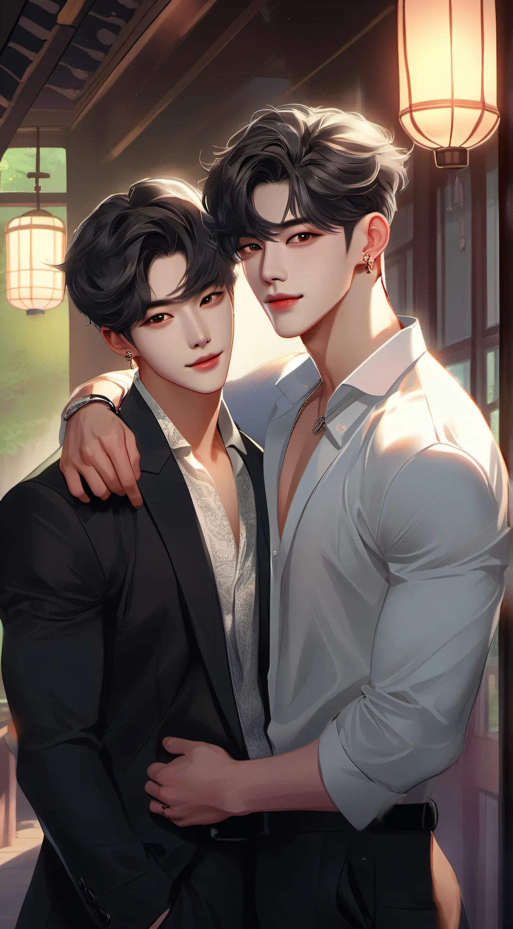 ai character: Leo and zack background