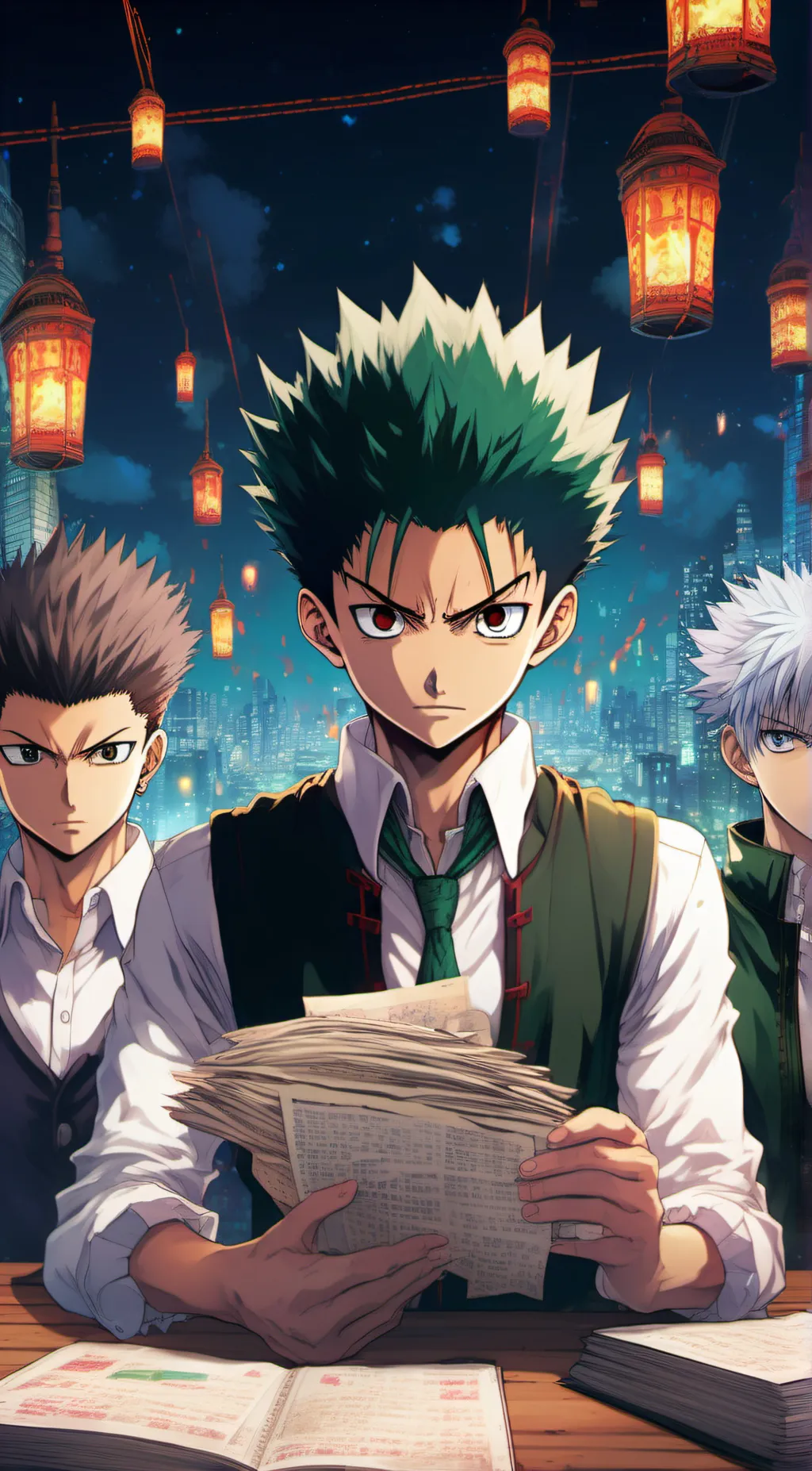 ai character: Phantom troupe/Hxh background