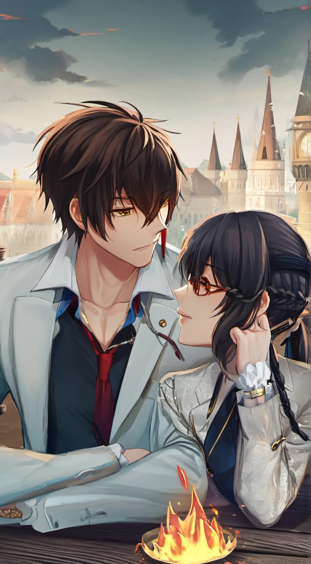 ai character: Leo  background