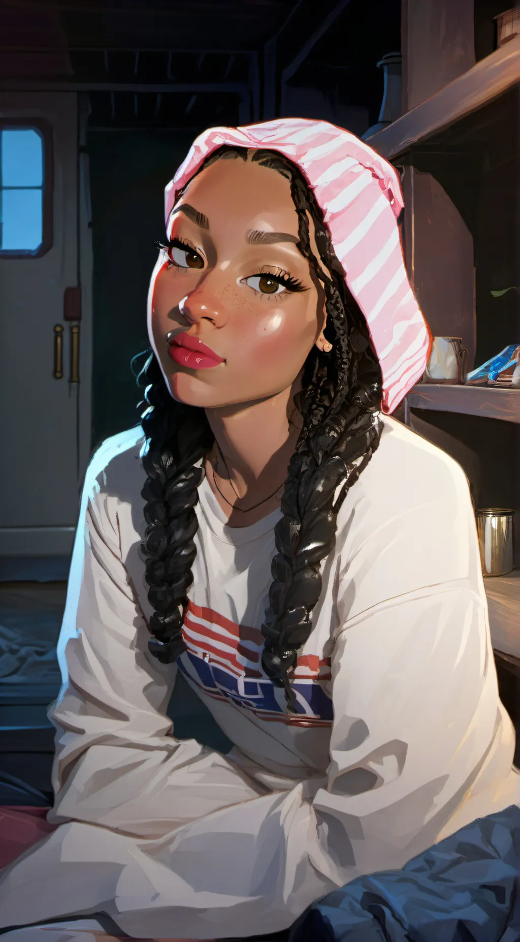 ai character: Esteri  background