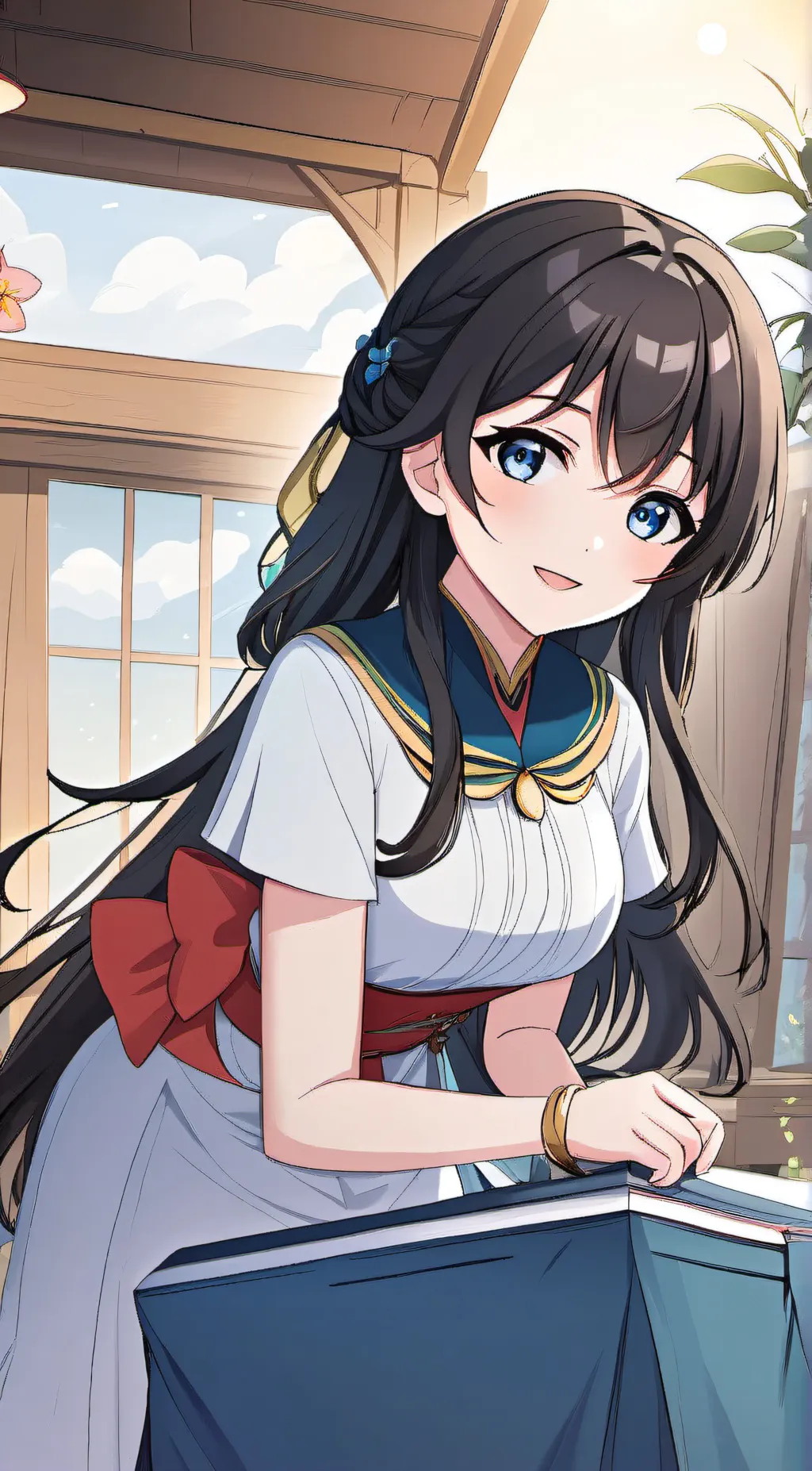 ai character: lilly background