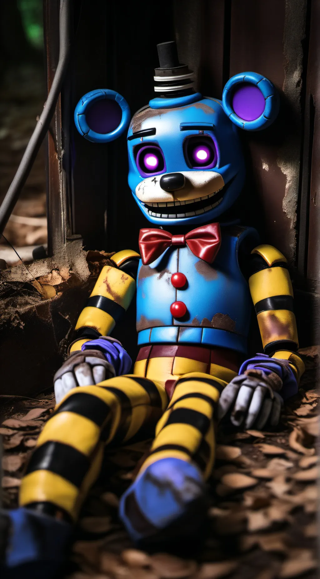 ai character: cicadas  background