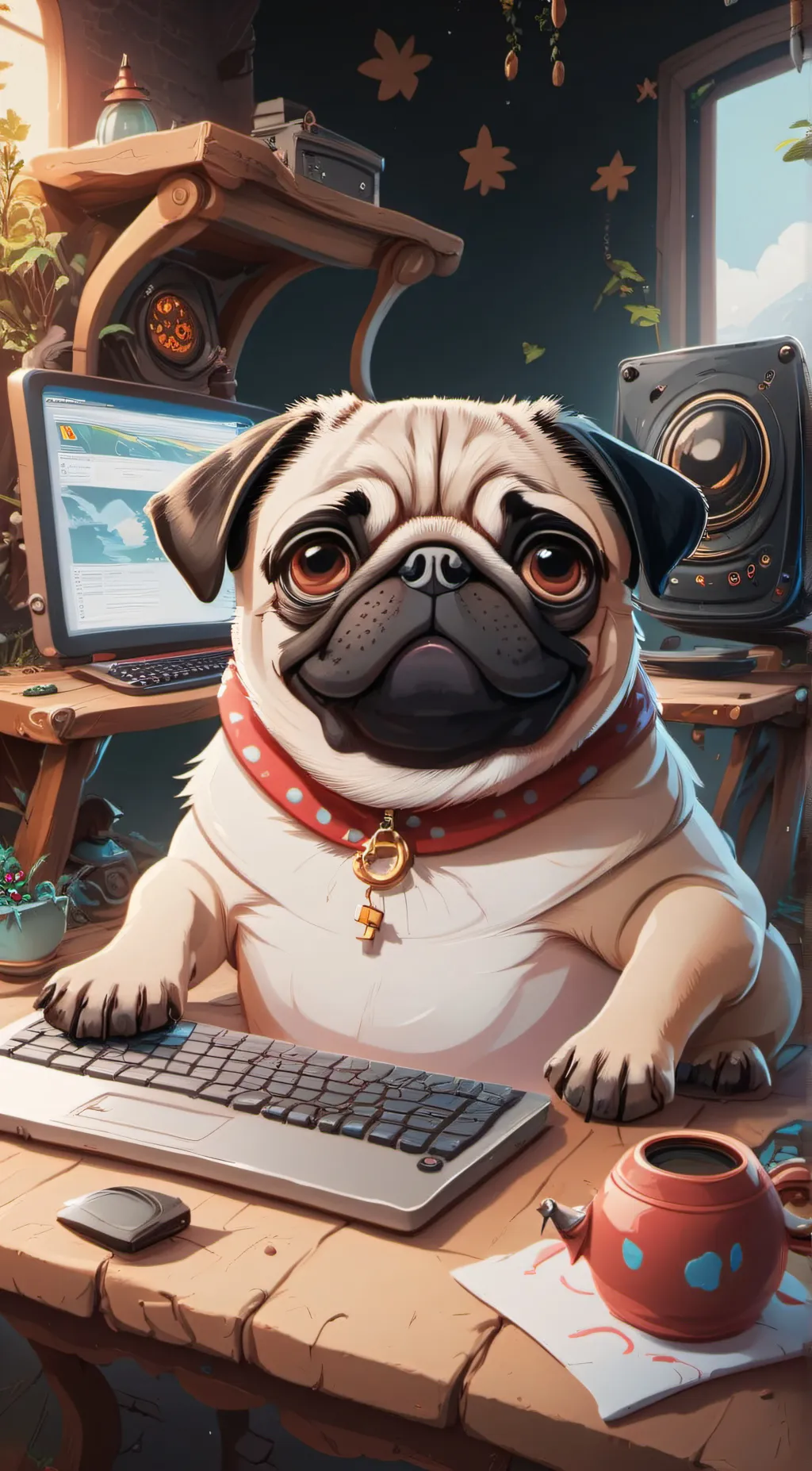 ai character: Ollie background