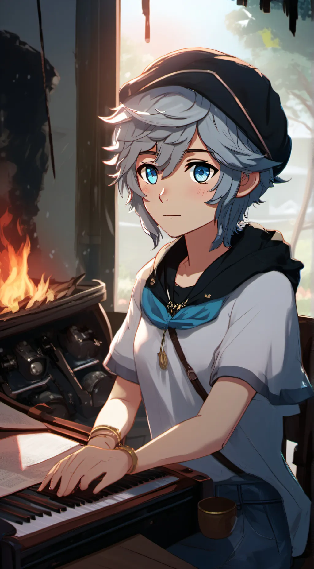 ai character: Adrian Zimmerman background