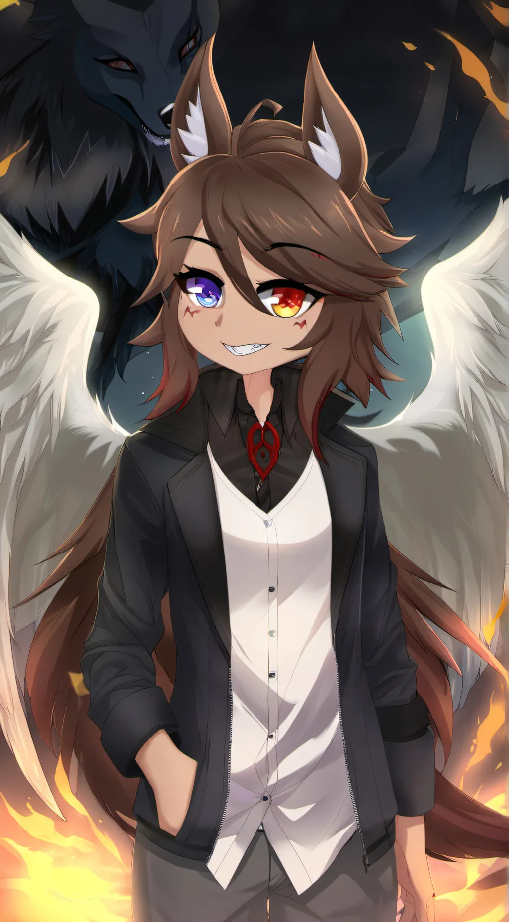 ai character: Hayle Gacha background