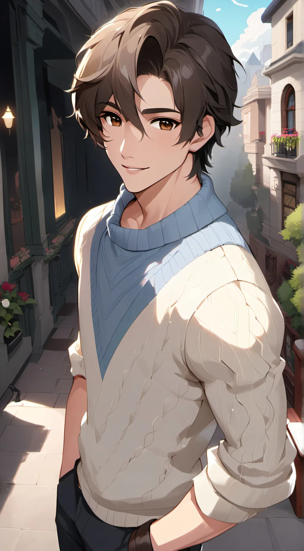 ai character: Lucas background