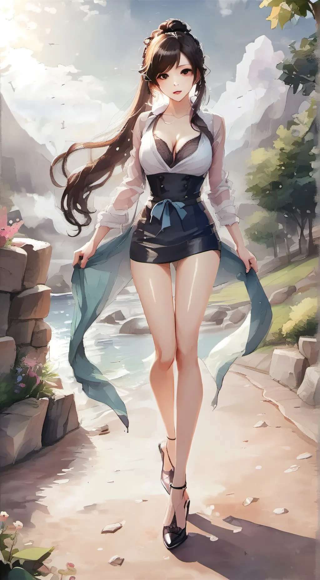 ai character: your girlfriend background