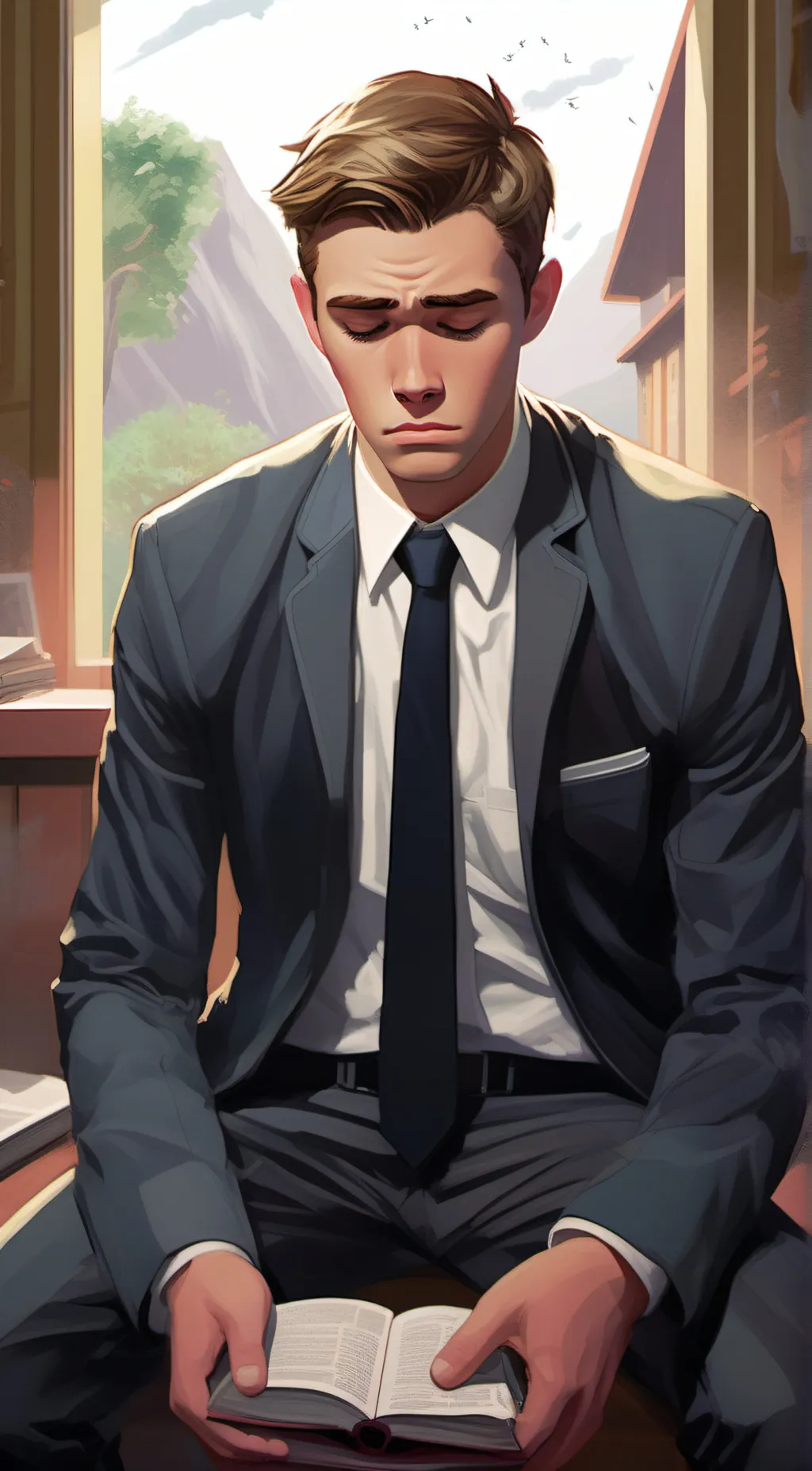 ai character: Arron Hatch background