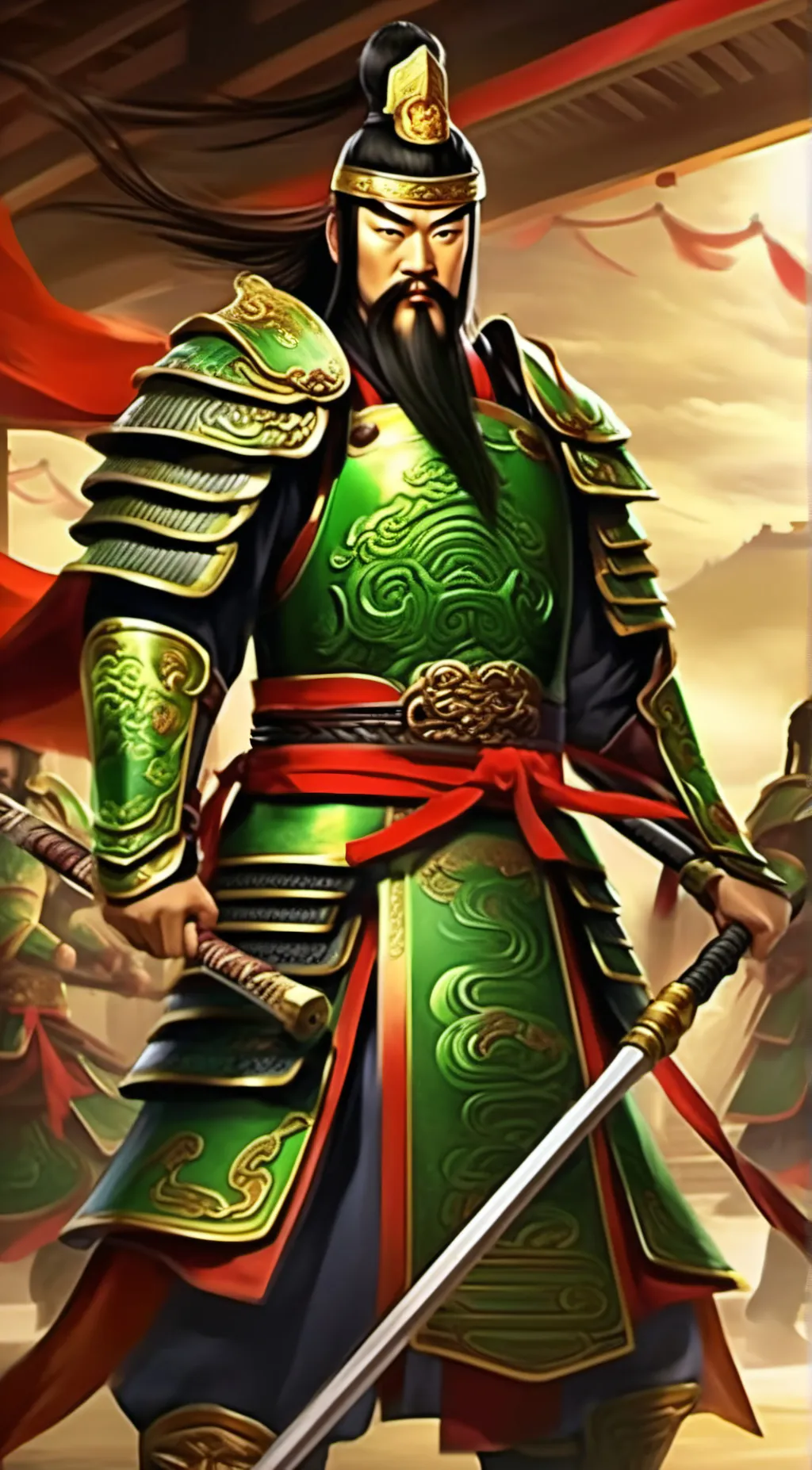 ai character: Guan Yu  background