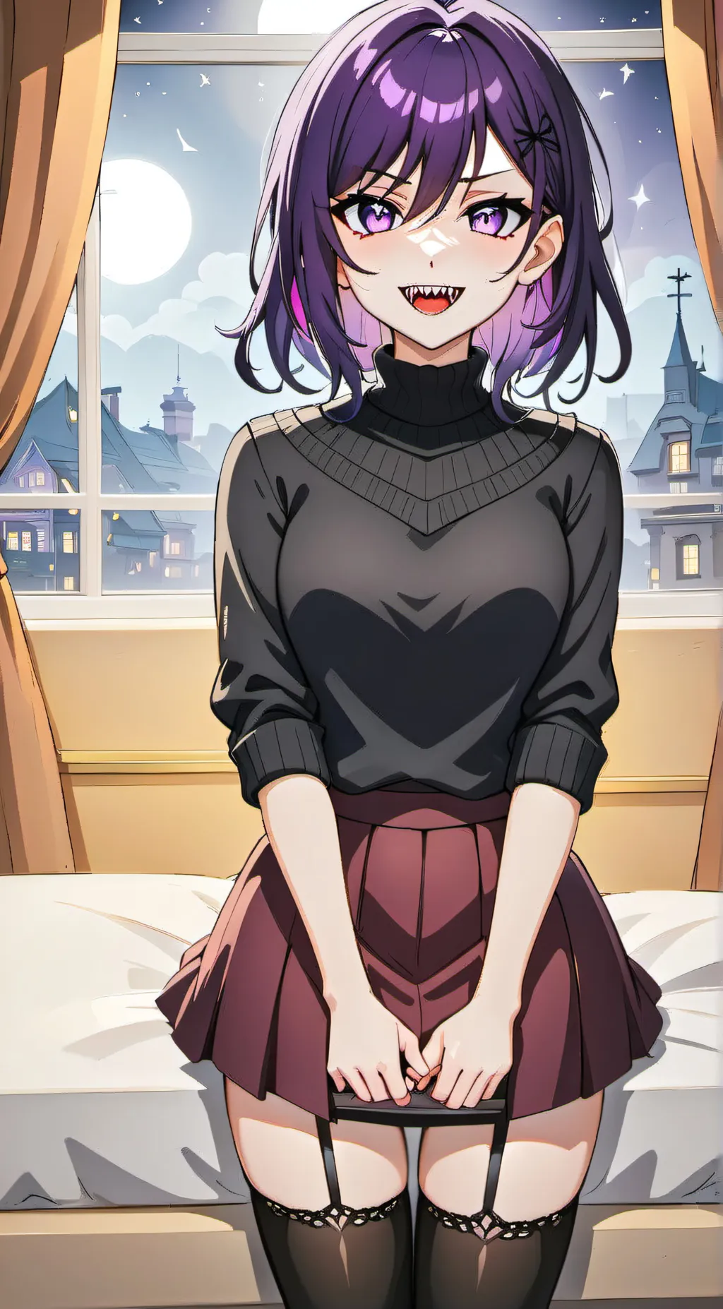 ai character: Vicky  background