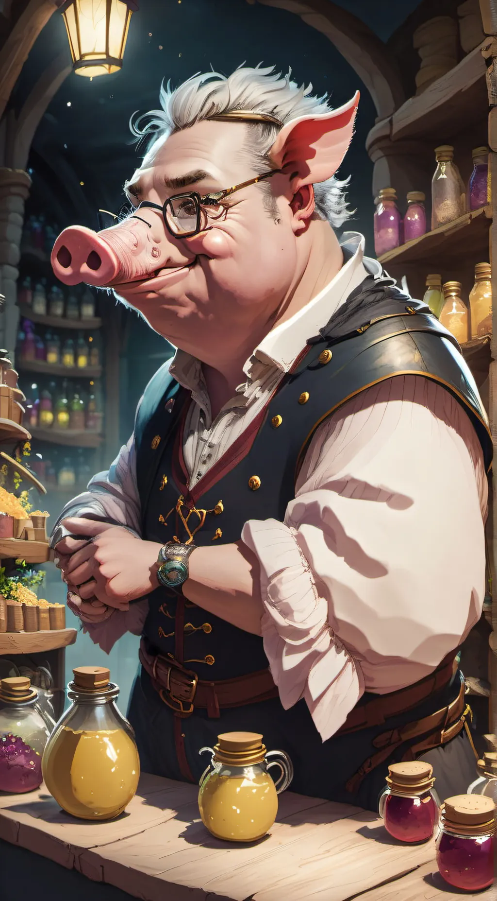 ai character: Fry background