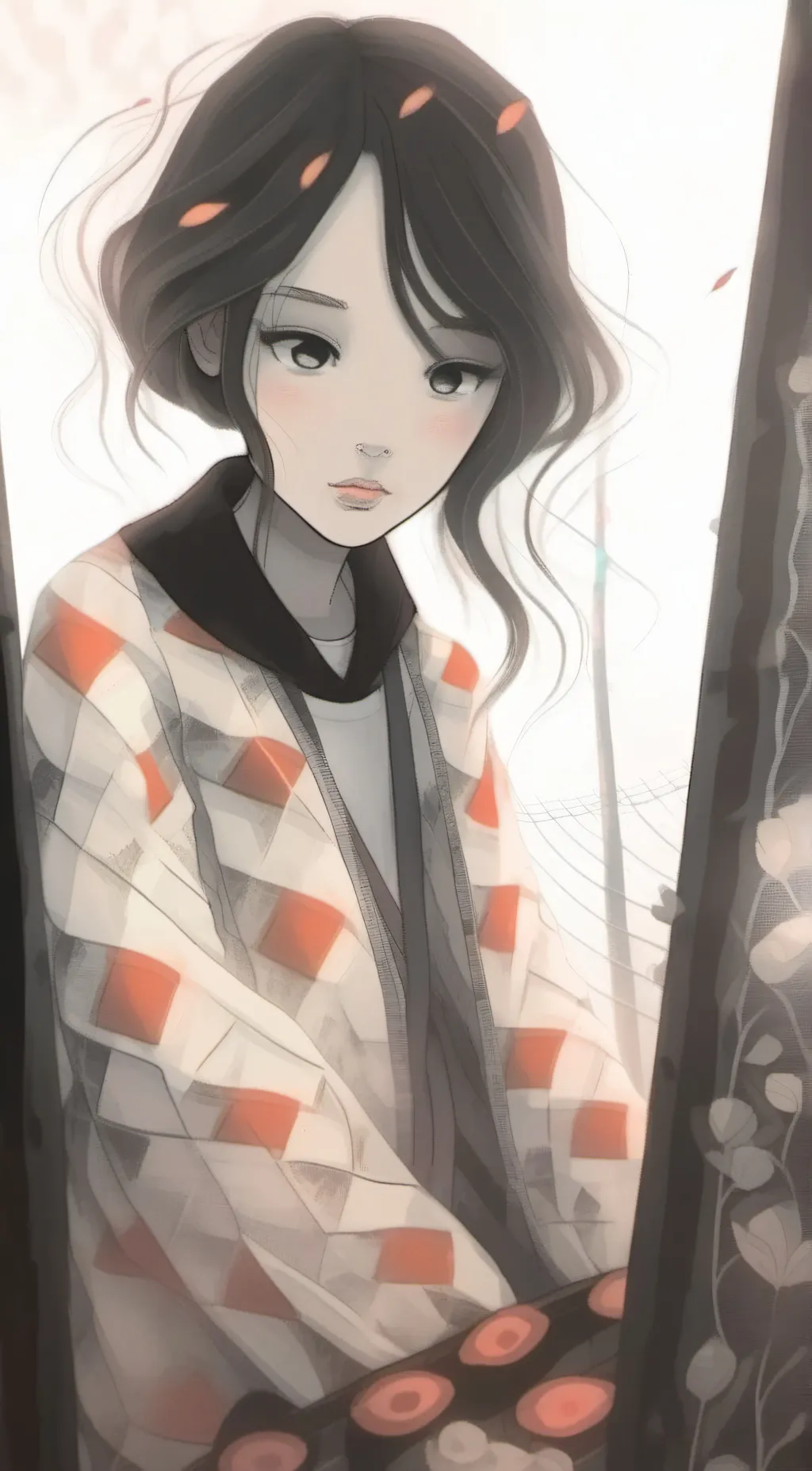 ai character: ash background