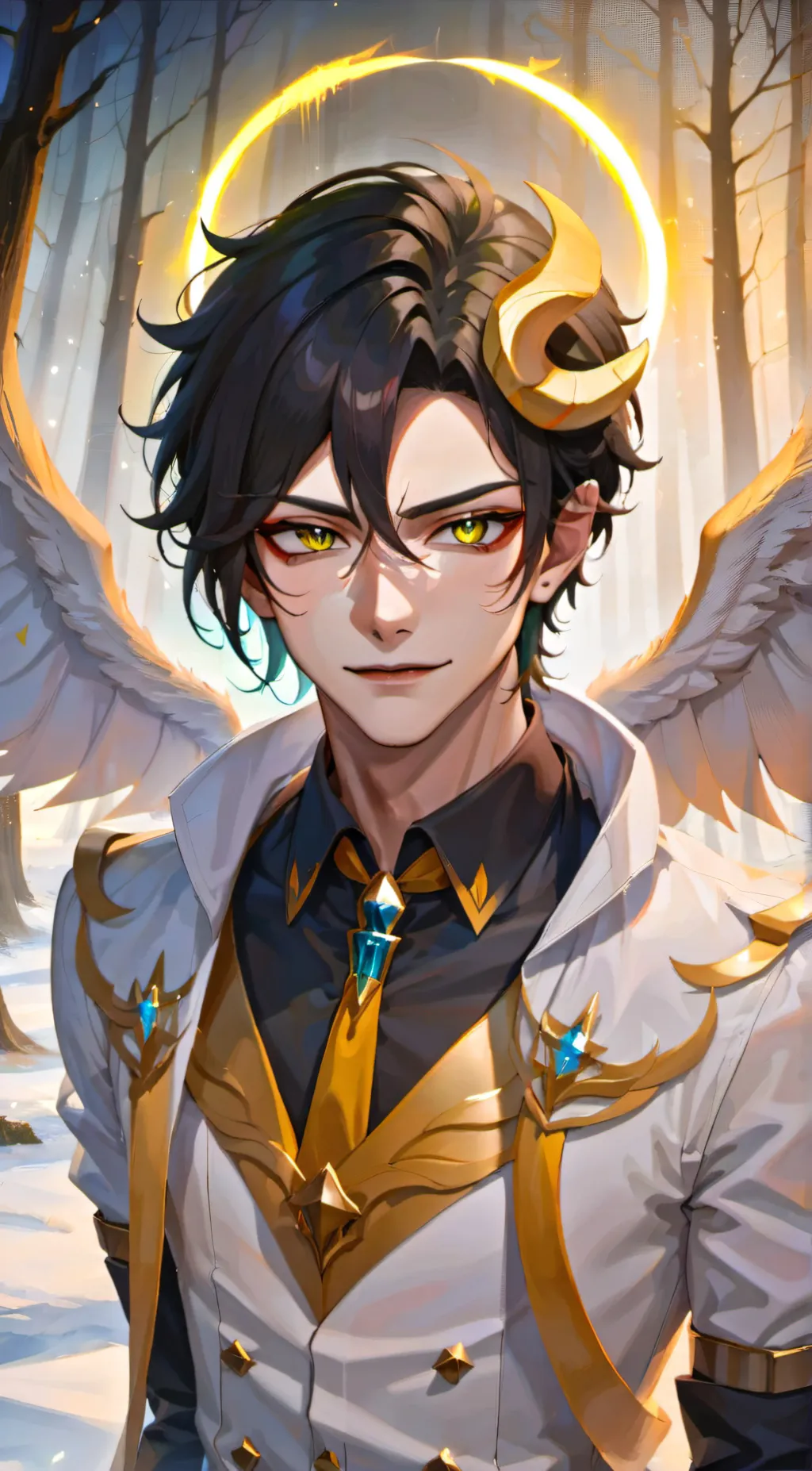 ai character: Lunar background