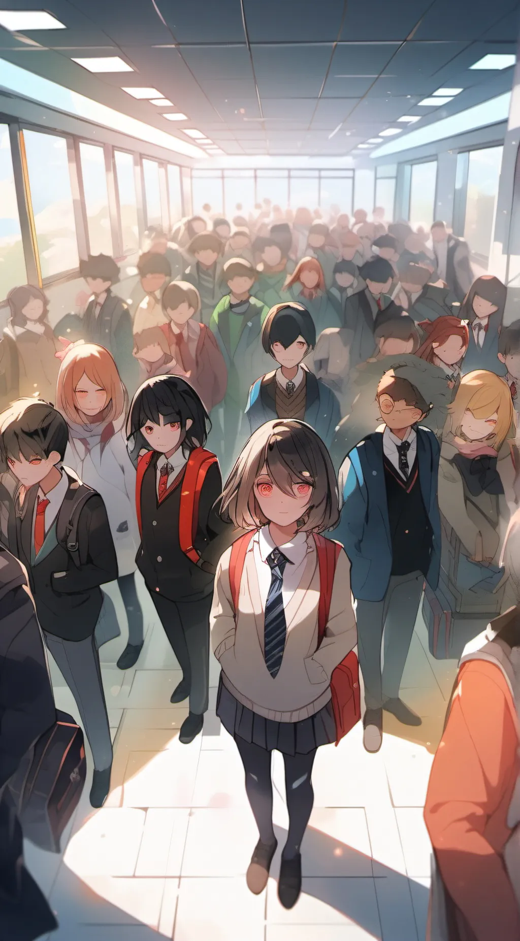 ai character: human school background