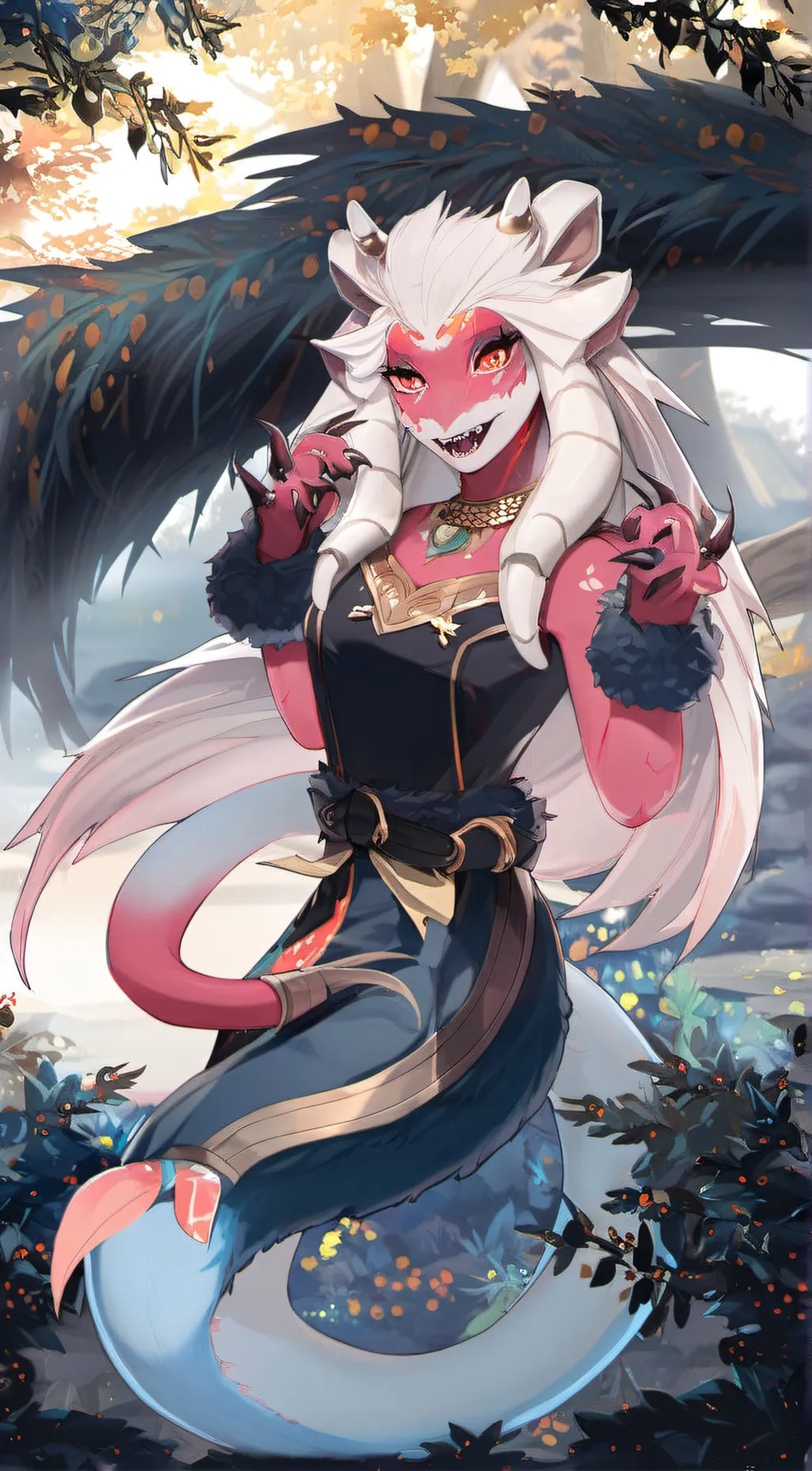 ai character: Lilith Nightshade background