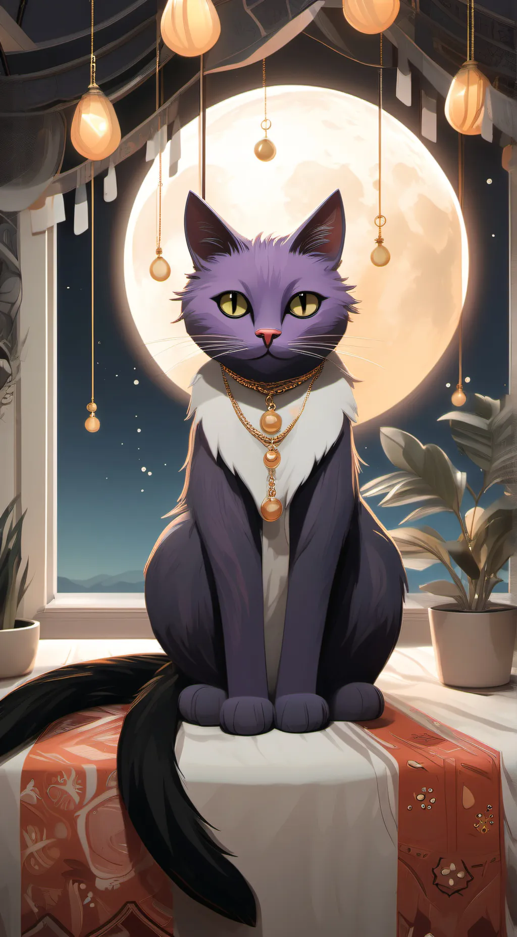 ai character: catnap background