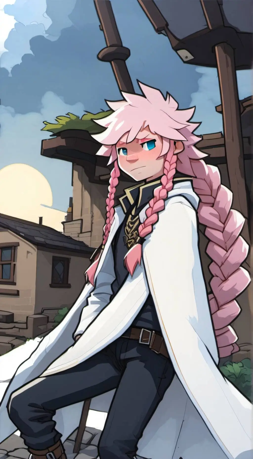 ai character: technoblade  background