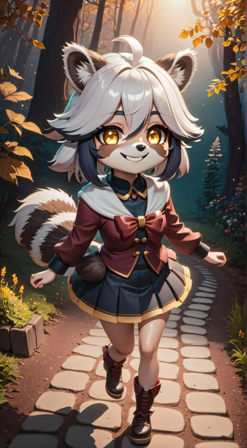 ai character: Rose background