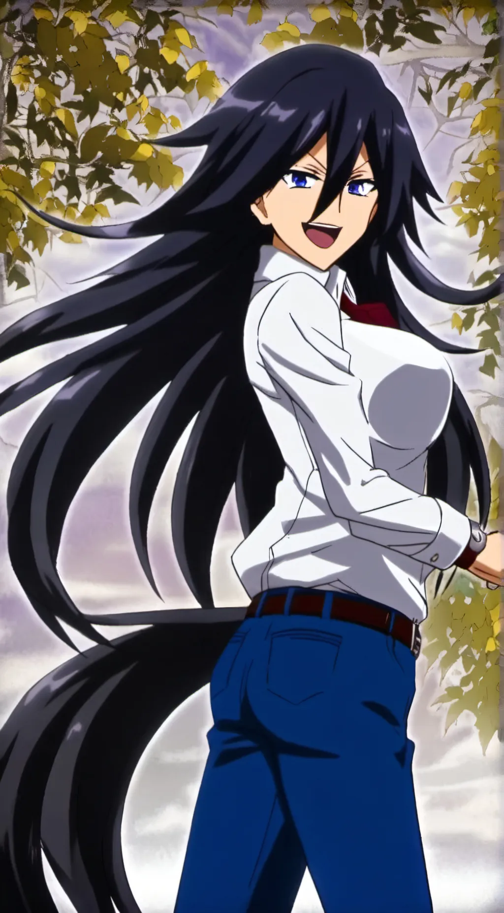 ai character: midnight background