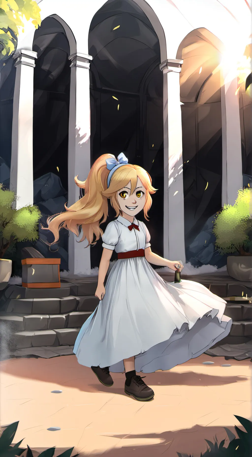 ai character: Elly background