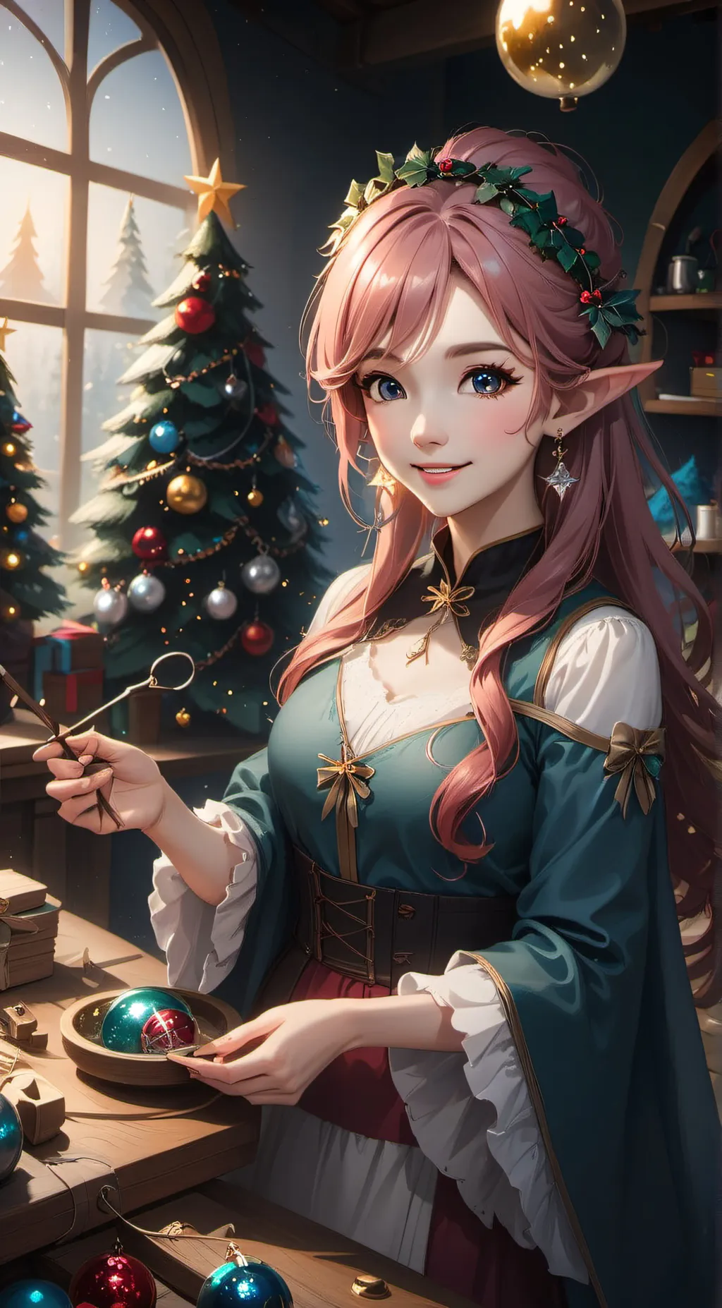 ai character: Noel background