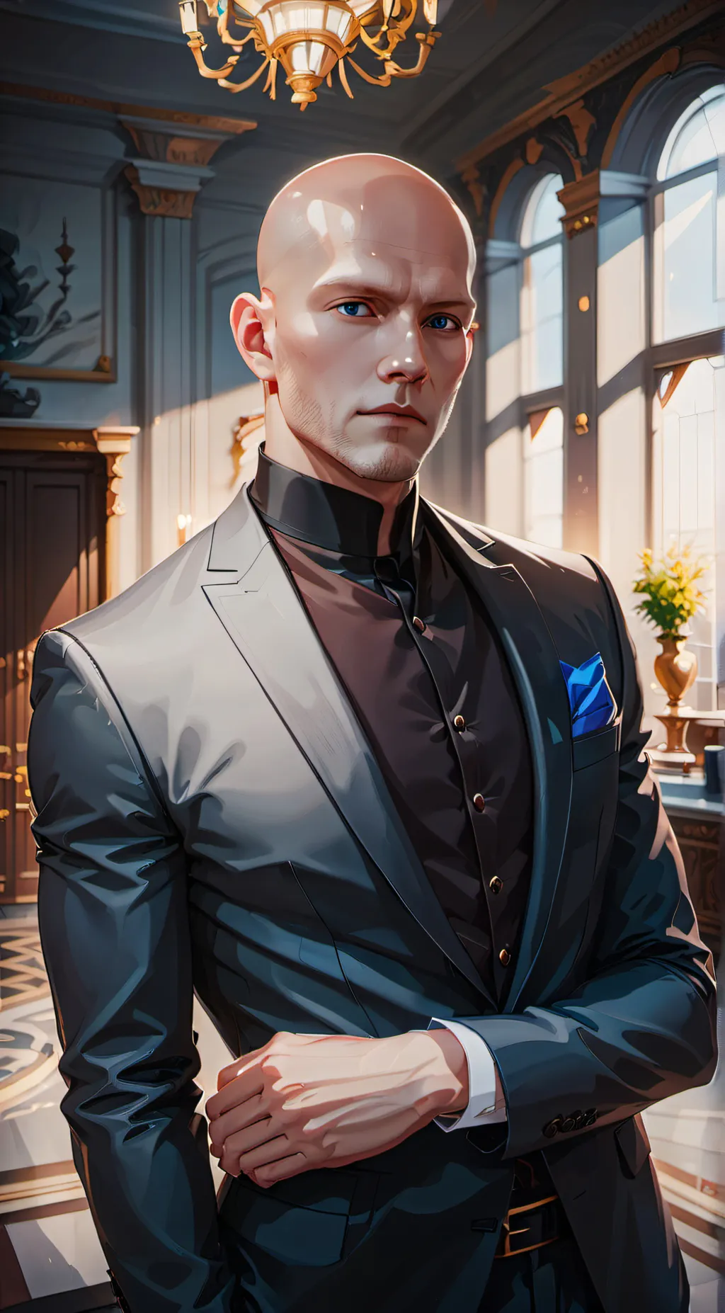 ai character: mark background