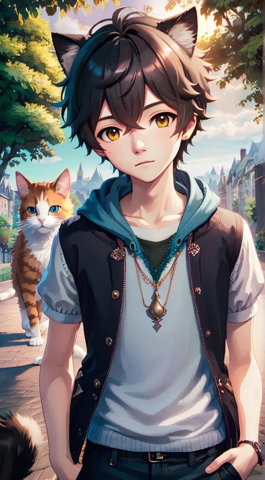 ai character: Felix background